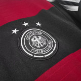 2014 Germany Away Balck And Red Retro Soccer Jersey 3 Start三星