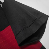 2014 Germany Away Balck And Red Retro Soccer Jersey 3 Start三星