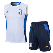 2024/25 Italy White Vest Training Jersey(A Set)