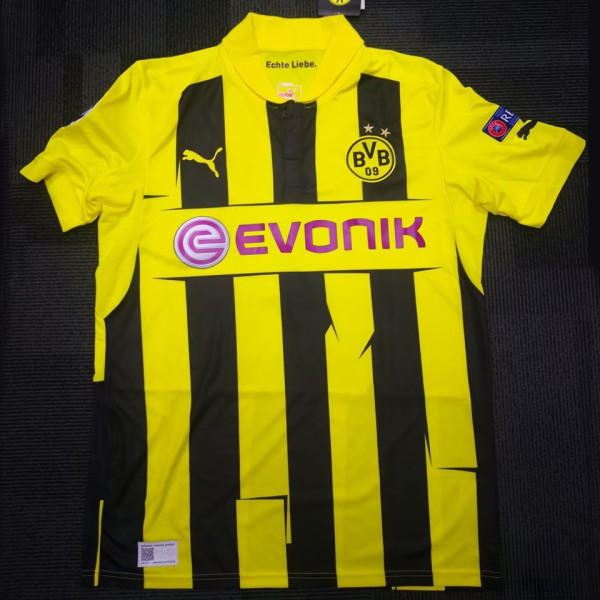 2012/13 BVB Home UCL Version Retro Soccer Jersey