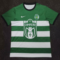 2023/24 Sporting CP Lisbon Home Championship Fans Jersey 里斯本