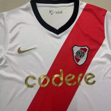 2024/25 River Plate Home White Fans Soccer Jersey