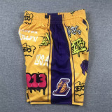 2024/25 Lakers Yellow NBA Pants