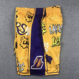 2024/25 Lakers Yellow NBA Pants