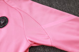 2024/25 Inter Miami  Pink Hoody Zipper Jacket Tracksuit