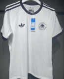 2024 Germany White Cotton Retro Style T-shirt
