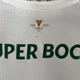 2024 Sporting CP Lisbon White Kids Soccer Jersey 里斯本