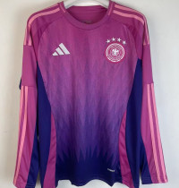 2024/25 Germany Away Pink Fans Long Sleeve Jersey