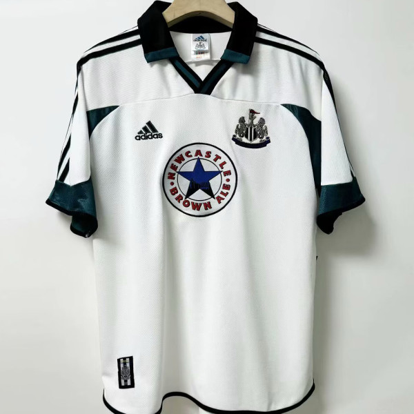 1999/2000 Newcastle Away White Retro Soccer Jersey