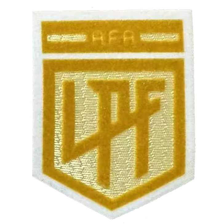 Argentina Superliga Argentina de Fútbol Flocking Gold Patch