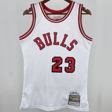 1984/1985 Bulls JORDAN #23 White Retro NBA Jerseys 热压