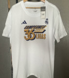 2024 RM Madrid 36 CAMPEONES Cotton White Shirt