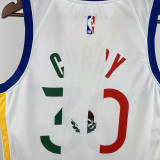 2024/25 Warriors CURRY #30 White NBA Jerseys