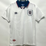 1994/95 England Home White Retro Soccer Jersey