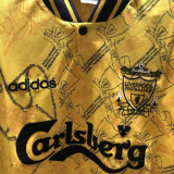 1994/96 LFC  Away Yellow Retro Soccer Jersey
