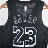 Lakers JAMES #23  Black Honor Edition NBA Jerseys