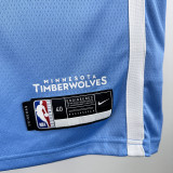 Timberwolves EDWARDS #5 Blue NBA Jerseys