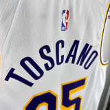 2024/25 Lakers TOSCANO #95  White  NBA Jerseys