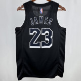 Lakers JAMES #23  Black Honor Edition NBA Jerseys