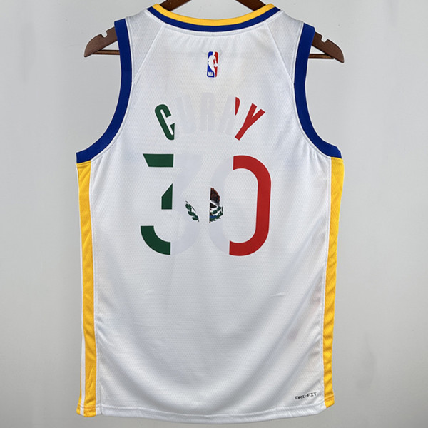 2024/25 Warriors CURRY #30 White NBA Jerseys