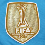 2017/18 RM Third Retro Player Version Long Sleeve Soccer Jersey  球员版带胸前章