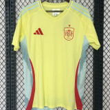 2024/25 Spain 1:1 Quality Away Yellow Fans Soccer Jersey