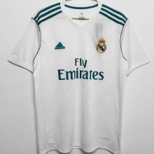 2017/18 RM Home White Retro Fans Soccer Jersey