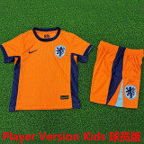 2024/25 NL Home Orange Player Version Kids Jersey 球员版童装