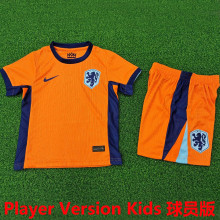 2024/25 NL Home Orange Player Version Kids Jersey 球员版童装