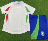 2024/25 Italy Away White Player Version Kids Jersey 球员版童装