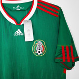 2010 Mexico Home Green Retro Soccer Jersey