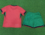 2024/25 Portugal Home Player Version Kids Jersey 球员版童装