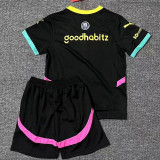 2024/25 P S V Away Black Kids Soccer Jersey