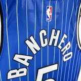 2019 Magic BANCHERO #5 Royal Blue Retro NBA Jerseys