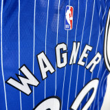 2019 Magic WAGNER #22 Royal Blue Retro NBA Jerseys