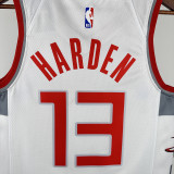 2020 Rockets HARDEN #13 White City Edition NBA Jerseys