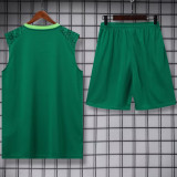 2024/25 Palmeiras Dark Green Vest Training Jersey(A Set)