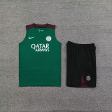 2024/25 PSG Green Vest Training Jersey(A Set)