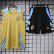 2024/25 Argentina Khaki Vest Training Jersey(A Set)