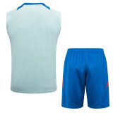 2024/25 Spain Light Blue Vest Training Jersey(A Set)