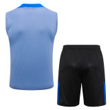 2024/25 In Milan Light Blue Vest Training Jersey(A Set)