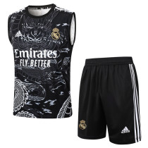 2024/25 RM  Black Vest Training Jersey(A Set)