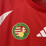 2024/25 Hungary Home Red Fans Soccer Jersey