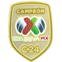 CAMPEON LIGA MX C24 Patch 墨西哥C24章  (You can buy it alone OR tell us which jersey to print it on. )