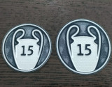 15 UEFA Champion League New Sleeve Patch 15字杯  (You can buy it alone OR tell us which jersey to print it on. )