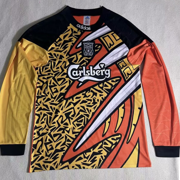 1995/96 LFC Goalkeeper Retro Long Sleeve Soccer Jersey
