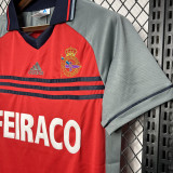 1999/2000 Deportivo La Coruna Third Red Retro Soccer Jersey