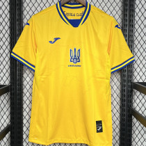 2024/25 Ukraine Home Yellow Fans Soccer Jersey