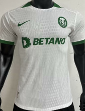 2024 Sporting CP Lisbon White Player Version Soccer Jersey  里斯本