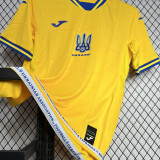 2024/25 Ukraine Home Yellow Fans Soccer Jersey